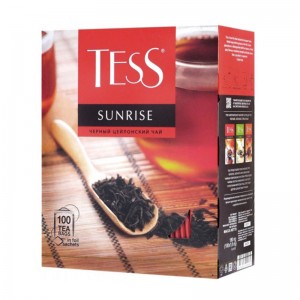 Чай чёрный пакетированный Sunrise, Tess 200г