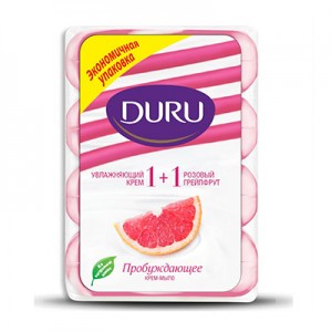 Туалетное мыло Крем и розовый грейпфрут, Duru 360г