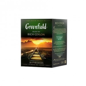 Чай чёрный пакетированный Royal Earl Grey, Greenfield 40г