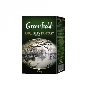 Чай чёрный пакетированный Earl Grey fantasy, Greenfield 200г