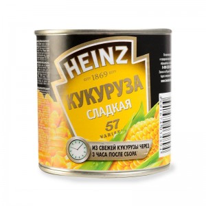 Кукуруза Сладкая, Heinz 340г